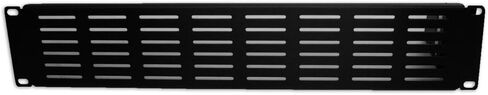 Quest Manufacturing Blank Filler Panel, 3 Unit, 5.25"H x 19", Black (BP19-03) in Saudi Arabia