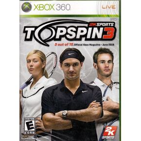 Top Spin 3 - Xbox 360 (متجدد)