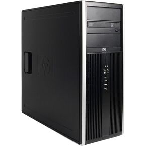 HP Compaq Pro 6200 Mini PC Business High Performance Tower Desktop Computer(Intel Core i5-2400 3.1GB,8GB DDR3,120GB SSD+2TB,DVD-ROM,DP to DVI Cable,Windows 10 Professional)(Renewed)