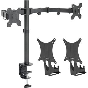 VIVO 2 Quick Attach VESA Adapters Designed for Acer and Viewsonic Monitors Including R240HY bidx, SB220Q, RT240Y, R221Q, RT270, G227HQL, VX2276-smhd, & More with Dual Monitor Mount for 13 to 27 Screen
