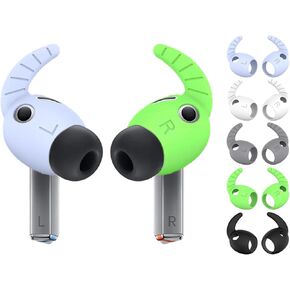 5 Pairs Galaxy Buds 3 Pro Ear Hooks Wingtip, Replacement Silicone Wings Sport Earhooks Ergonomic Design Wing Tips Holder Non-Slip Anti-Slip Comfortable Accessories for Galaxy Buds 3 Pro