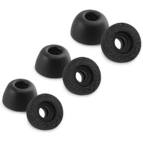Replacement Foam Ear Tips for JBL Vibe Beam, Ultimate Comfort, 3 Pairs (S/M/L)