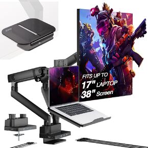 AVLT Dual Monitor Arm and Reinforcement Plate