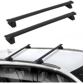 Roof Rack Cross Bar Fit for 2011-2021 Jeep Cherokee, Alloy Steel Jeep Cherokee Cross Bars for Rooftop Cargo Carrier Bag Basket Kayak Canoe Bike Snowboard