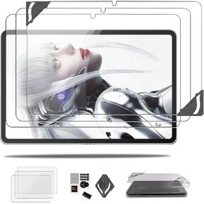 [3 عبوة] واقي الشاشة ل tablet nova ألعاب Redmagic 10.9 بوصة ، واقي أفلام زجاجية مقسى ، والزجاج المقسّن HD ، و 9 ساعات ، وخدش ، ومضاد للأصفر للحماية السحرية الحمراء في نوفا