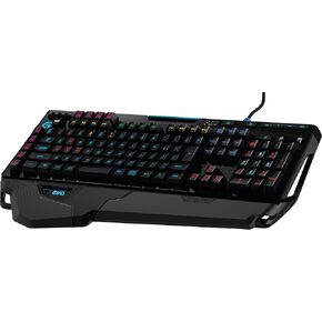 Logitech G910 Orion Spark RGB Illumination Mechanical Gaming Keyboard – 9 Programmable Buttons, Dedicated Media Controls with ARX Control App - Black (Renewed)