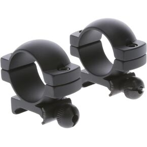 TRUGLO Lightweight Scope Rings, Hunting Shooting Versatile Durable Aluminum Mounting Accessory for 1" Tube Scope, for Picatinny/Weaver Rails, High (4 Screws per Ring)