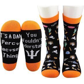 JNIAP Percy Camp Half Blood Socks Camp Half Blood Gift It's a Percy Thing You Wouldn't Understand Heroes Of Olympus Gift in Kuwait