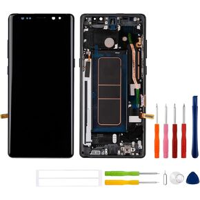 New TFT LCD Touch Screen Digitizer Assembly for Galaxy Note 8 [6.3"] SM-N950F, SM-N950U, SM-N9500 Touch Screen Digitizer Assembly Replacement + Tools