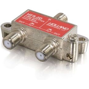 C2G/Cables للذهاب 41020 2 اتجاهين الفضة عالي التردد الفضة