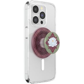 PopSockets Round Phone Grip Compatible with MagSafe, Adapter Ring Included, Phone Holder, Wireless Charging Compatible -Welcome to The White Lotus