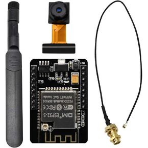 Aideepen ESP32 Cam W-BT Camera Module OV2640 2.0MP with 8DBI High Gain Dual-Band + 20cm IPEX to RP-SMA Cable