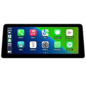 12.3 Inch Car Stereo for BMW 5 Series E60 E61 E63 E64 (2005-2008) CCC System, Upgrade Factory Radio Android Auto Wireless CarPlay Bluetooth IPS Touch Screen