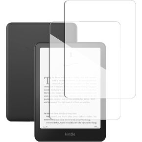 [2 Pack] Screen Protector for Kindle Paperwhite 7 Inch Tablet Tempered Glass Film, BOVUGAC Screen Protector for Kindle Paperwhite 12th Generation 2024 Release Anti-Scratch &Sensitive