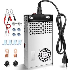New Version 12V 50Amp 600W AC to DC Converter, SMPS AC 110V/120V to DC Adapter Transformer, 12V Switching Power Supply Driver for 3D Printer, Car Device, LCD Monitors, Computer Project