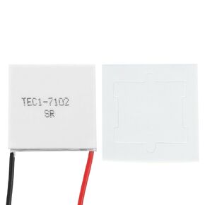 MECCANIXITY TEC1-7102 Semiconductor Refrigeration Tablets 8.4V 2A 9.3W Heatsink Thermoelectric Cooler Cooling Plate Module 30x30mm