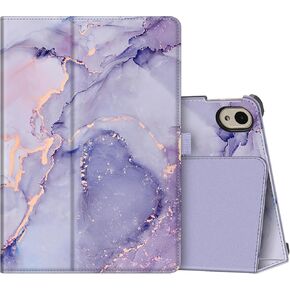 Fintie Case for Onn. 11" Tablet Pro (2024 Model) - Premium Vegan Leather Folio Protective Stand Cover with Pencil Holder Compatible with Onn Pro 11 Inch Gen4 Tablet 100146660 (Lilac Marble)