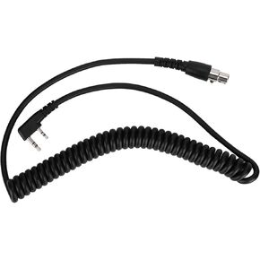 5-Pin K Cable, 2-Pin to 5-Pin Coil Cord Cable Two Way Radios and Headsets Compatible with Radio Headset Cable Earphone Cable