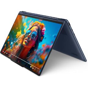 Lenovo Yoga 9i 2-in-1 Laptop with Intel Core Ultra 7 155H Processor, 14" 2.8K OLED 120Hz Touchscreen, 16GB LPDDR5x-7467 RAM, 1TB SSD, Slim Pen, FP Reader, 5MP RGB+IR Cam, and Win 11 Pro