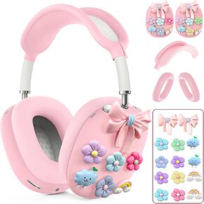 Silicone Case Cover for AirPods Max Headphones, Scratch-Resistant Ear pad Protective Cases/Ear Cup/Headband Protective Cases. DIY Matching Available.