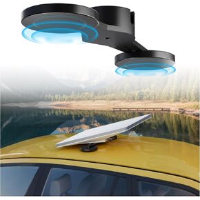 for Starlink Mini Mount Roof, Starlink Mini Tripod Adapter Aluminum 1/4 Inch Mount Base with 2X Magnetic Base, Starlink Mini Accessories for Travel Essentials/Vans/RV/Camping
