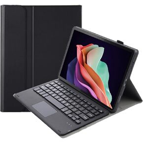 Yunir Tablet Keyboard, Cutout Keyboard with Magnetic Case Pencil Holder, Modern, Full for Tab P11 2nd Gen Pad Plus 2023 (Black)