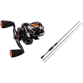 KastKing Zephyr Bait Finesse Baitcasting Reel, Right Handed, KastKing Kestrel Bait Finesse Casting Rod 2 pc 6'3" UL