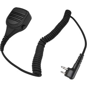Radio Hand Mic Cp200d Remote Speaker Microphone Mike Portable Lapels for Motorola pmmn4013a rdu4100 rdu4160d rmm2050 rmu2040 rmu2080d rmv2080 cp200d Walkie Talkie (Black)