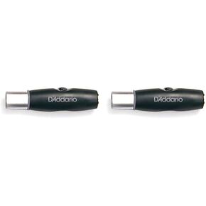 D'Addario Planet Waves Male XLR Male to 1/4" Female Audio Cable Adapter (Pack of 2)