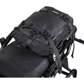Rhinowalk Motor Saddle Bag Motorcycle Pannier Bag Waterproof Multifunctional Rear Rack Trunk Seat Bag(Yellow, 30L)