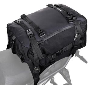 Rhinowalk Motor Saddle Bag Motorcycle Pannier Bag Waterproof Multifunctional Rear Rack Trunk Seat Bag(Yellow, 30L) in Saudi Arabia