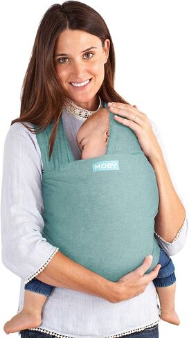 Moby Wrap Baby Carrier | Element | Baby Wrap Carrier for Newborns & Infants | #1 Baby Wrap | Baby Gift | Keeps Baby Safe & Secure | Adjustable for All Body Types | Perfect for Mom & Dad | Asphalt in Saudi Arabia