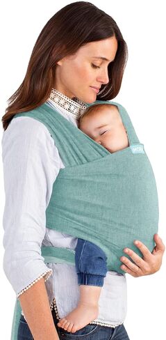 Moby Wrap Baby Carrier | Element | Baby Wrap Carrier for Newborns & Infants | #1 Baby Wrap | Baby Gift | Keeps Baby Safe & Secure | Adjustable for All Body Types | Perfect for Mom & Dad | Asphalt in Saudi Arabia