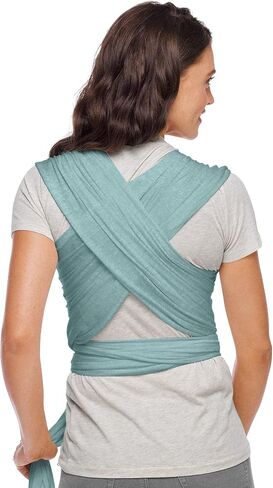 Moby Wrap Baby Carrier | Element | Baby Wrap Carrier for Newborns & Infants | #1 Baby Wrap | Baby Gift | Keeps Baby Safe & Secure | Adjustable for All Body Types | Perfect for Mom & Dad | Asphalt in Saudi Arabia