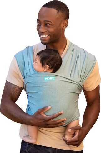 Moby Wrap Baby Carrier | Element | Baby Wrap Carrier for Newborns & Infants | #1 Baby Wrap | Baby Gift | Keeps Baby Safe & Secure | Adjustable for All Body Types | Perfect for Mom & Dad | Asphalt in Saudi Arabia