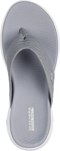 Skechers Women's On-The-go 600 Sunny Flip-Flop, Navy, 10 in Saudi Arabia