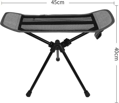 Portable Folding Chair Ottoman Outdoor Recliner Lazy Footrest Leg Rest Camping Chair Footstool for Hiking Fishing Picnic in Kuwait