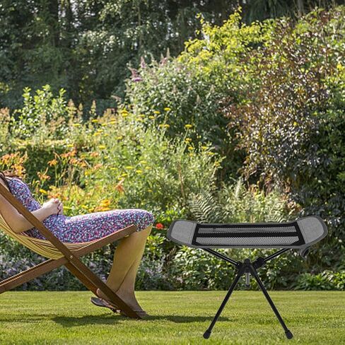 Portable Folding Chair Ottoman Outdoor Recliner Lazy Footrest Leg Rest Camping Chair Footstool for Hiking Fishing Picnic in Kuwait