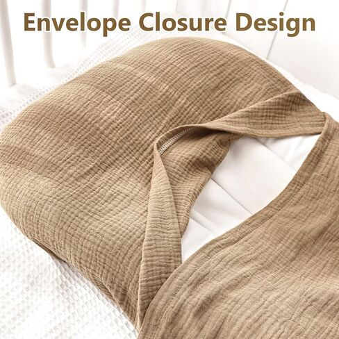 Pea Pod Baby Lounger Cover Muslin Cotton Slipcover Compatible with Snuggle Me Lounger - Soft Breathable Infant Lounger Covers Only for Newborn Baby Nest Lounger Sheets for Cozy Naps 0-12 Months（Brown in Kuwait