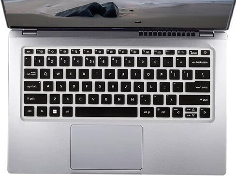 Keyboard Cover Skin for 2023 Acer Aspire 3 A314-23P A314-36P, Aspire 3 Spin 14 A3SP14-31PT, Thinnest Keyboard Skin for Aspire 5 Spin 14 A5SP14-51MTN-Black in Saudi Arabia