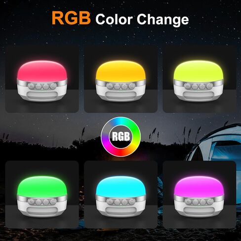 LED Camping Lantern Rechargeable 1000LM, Up to 300H Running Time Camping Tent Light, 6700mAh Emergency hanging Light for Hurricane, Power Outages, Home, Hiking, Water-Resistant, Black in Kuwait