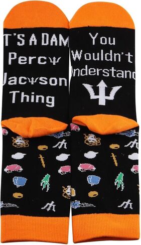JNIAP Percy Camp Half Blood Socks Camp Half Blood Gift It's a Percy Thing You Wouldn't Understand Heroes Of Olympus Gift in Kuwait