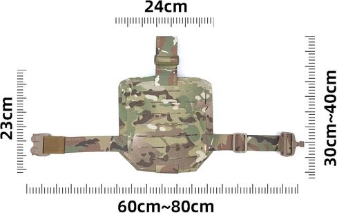 Tactical MOLLE Drop Leg Platform Universal Adjustable Holster Drop Leg Panel for Either Left/Right Leg in Kuwait