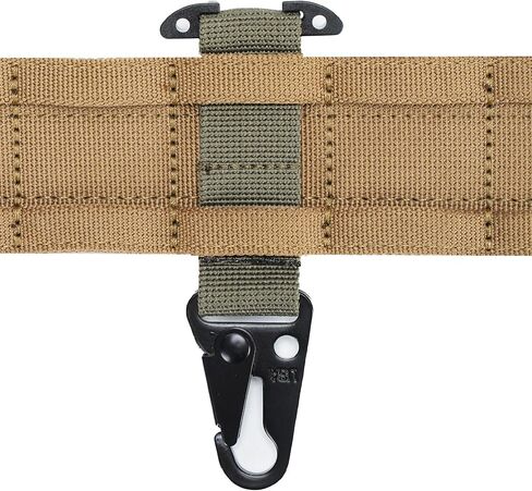 Tactical Gear Clip with Clash Hook, T-Mount Molle Key Clip, Battle Belt Clip for Bag, Vest, and Molle System Accessories in Saudi Arabia