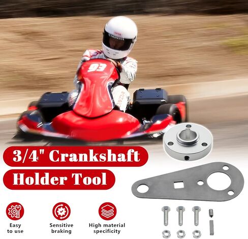 3/4" Crankshaft Holder Tool For 3/4" Cranks Aluminium Red in Kuwait