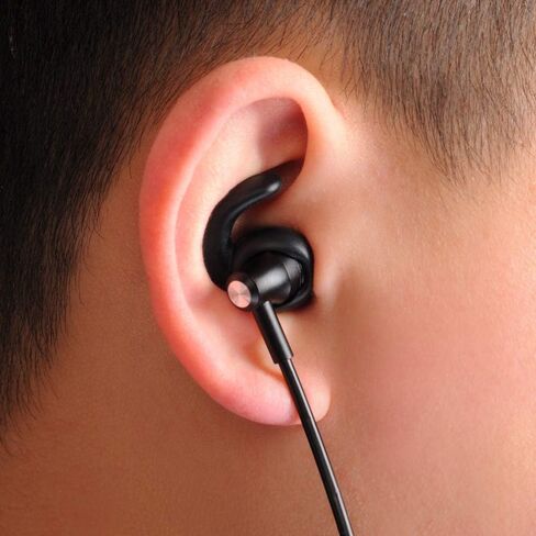 Anti-Radiation Air Tube Headphones with USB-C Plug, EMF Protection Earphone, Radiation Free Headset with Type C Plug, Mic and Volume Control. (Black) in Saudi Arabia