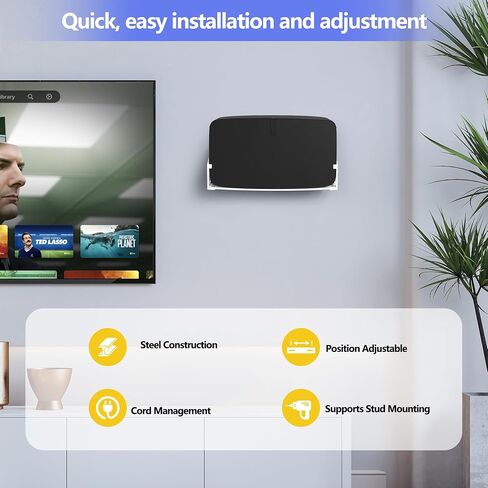 AWINNER Compatible for Sonos Five Wall Mount Brackets (White) in Saudi Arabia