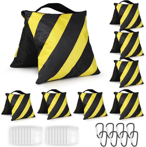 8 Packs Sandbags Weight Bags for Photo Studio, Heavy Duty Saddlebag for Canopy, Umbrella Base, Backdrop Stand, Photo Tripod, Picnic Table,Fishing Chair in Saudi Arabia