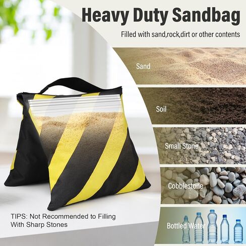 8 Packs Sandbags Weight Bags for Photo Studio, Heavy Duty Saddlebag for Canopy, Umbrella Base, Backdrop Stand, Photo Tripod, Picnic Table,Fishing Chair in Saudi Arabia