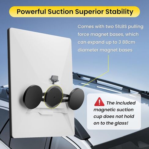 for Starlink Mini Mount Roof, Starlink Mini Tripod Adapter Aluminum 1/4 Inch Mount Base with 2X Magnetic Base, Starlink Mini Accessories for Travel Essentials/Vans/RV/Camping in Saudi Arabia